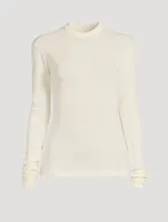 Jersey Wool Long-Sleeve T-Shirt