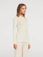 Jersey Wool Long-Sleeve T-Shirt