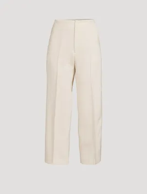 Cheval Wool Cropped Pants