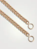 14K Gold Heavy Curb Chain Bracelet