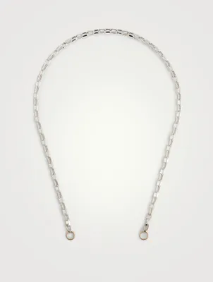 Sterling Silver Biker Chain Necklace