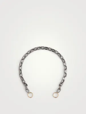 Sterling Silver Biker Chain Bracelet