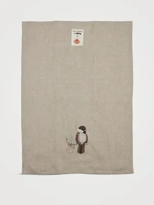 Chickadee Tea Towel