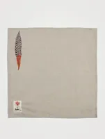 Pheasant Feather Dinner Napkin