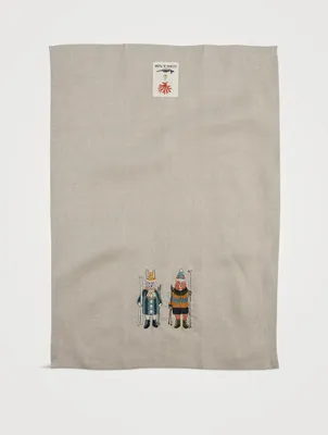 Ski Buddies Tea Towel