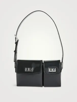 Baby Billy Semi-Patent Leather Shoulder Bag