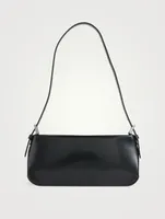 Dulce Semi-Patent Leather Shoulder Bag