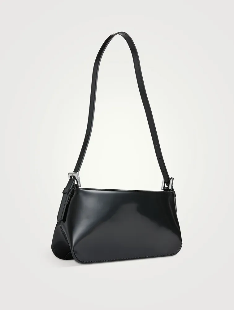 Dulce Semi-Patent Leather Shoulder Bag