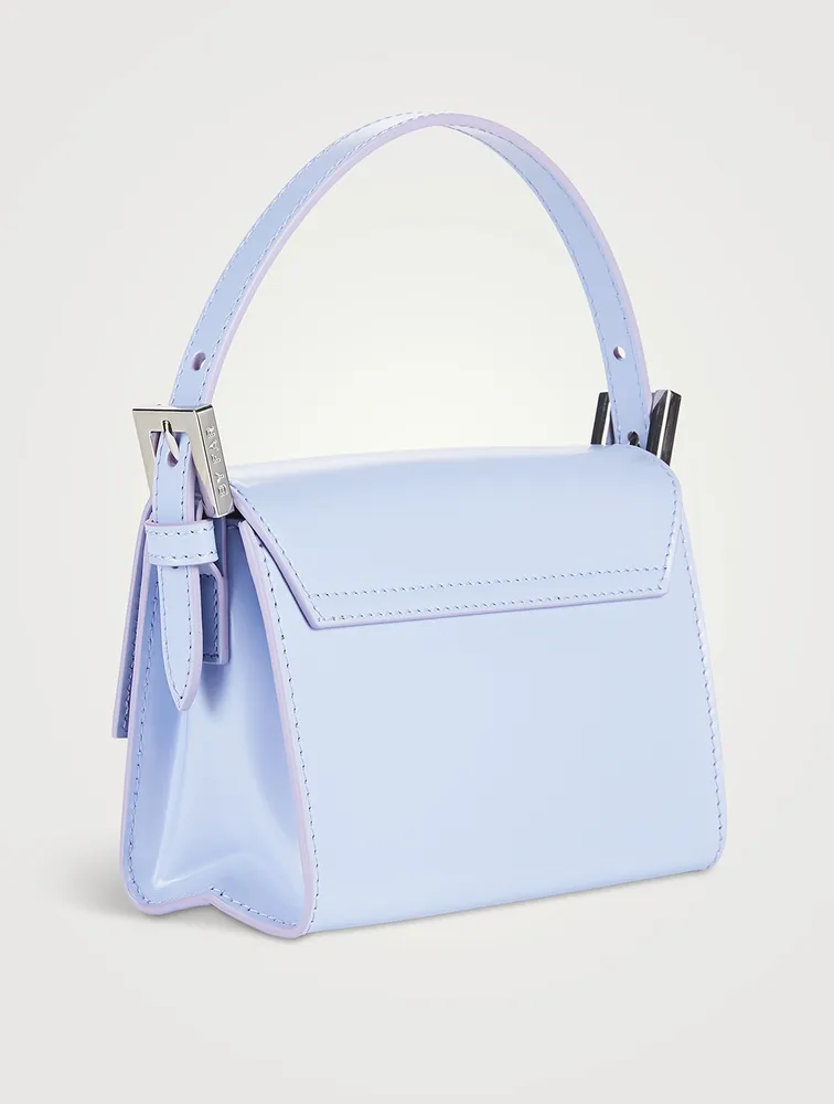 Fran Semi-Patent Leather Top Handle Bag