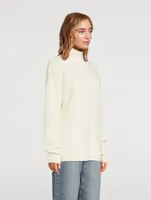 Luxe Cashmere Turtleneck Sweater