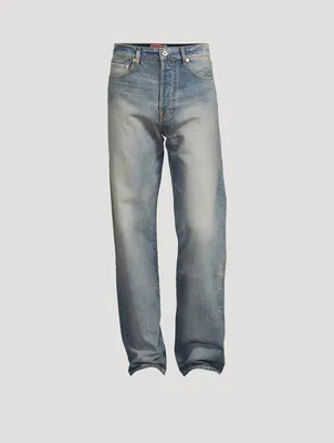 Asagao Japanese Denim Straight-Leg Jeans