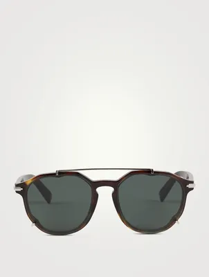 DiorBlackSuit RI Round Sunglasses
