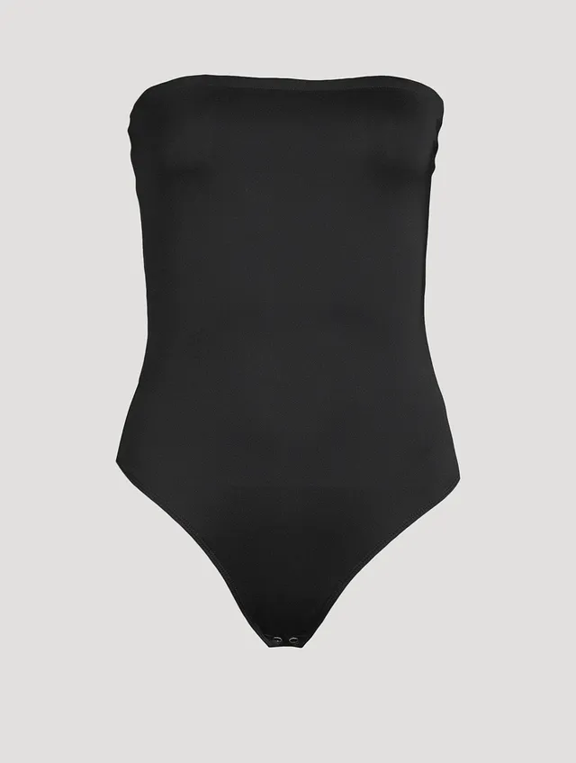 Good American Scuba Plunging Strapless Bodysuit – AshleyCole Boutique