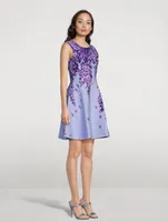 Dégradé Lilac Jacquard Knit Dress