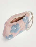 Mini RV Nightlily Winter Blossom Faux Fur Shoulder Bag