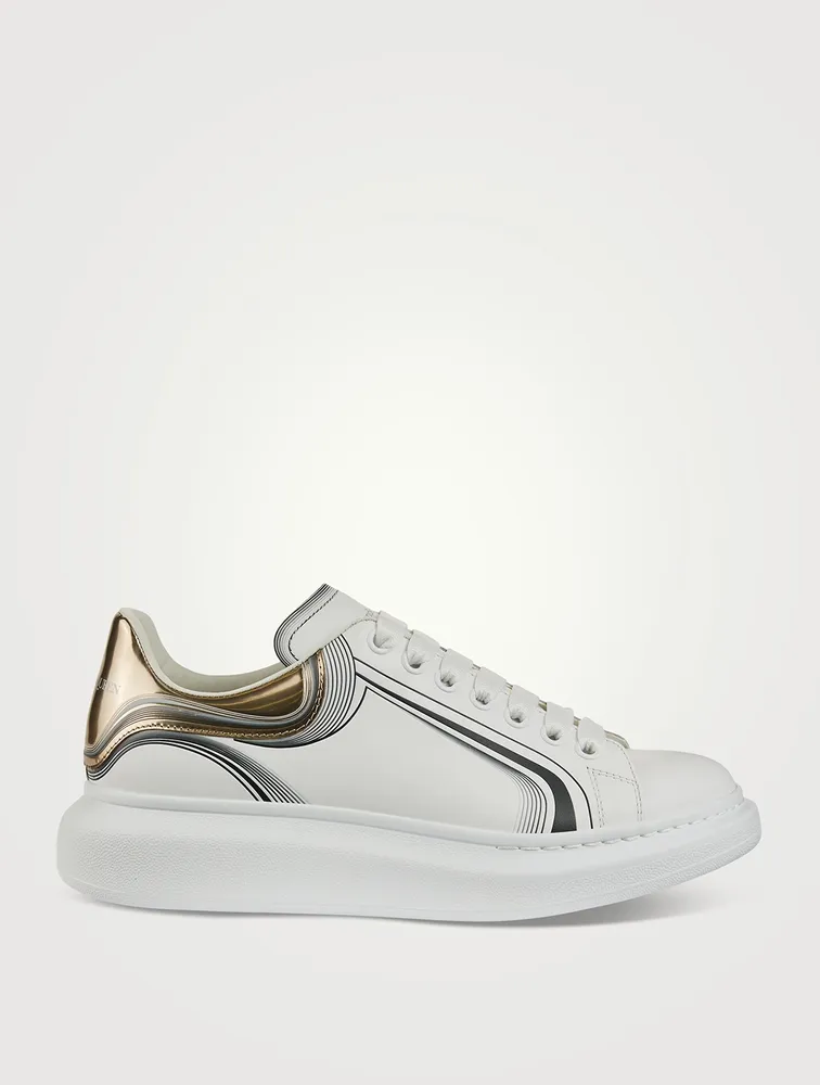 Oversized Leather Sneakers