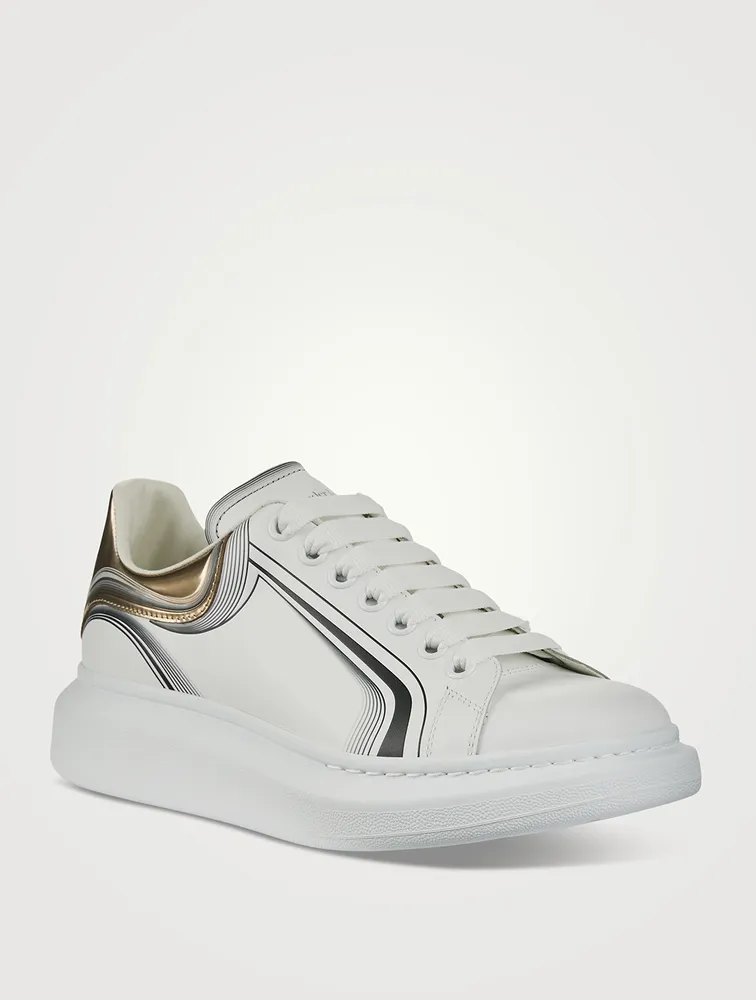 Oversized Leather Sneakers