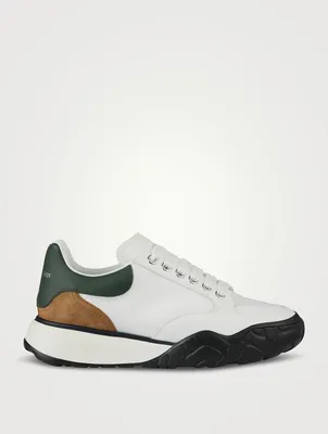 Leather Court Trainer Sneakers