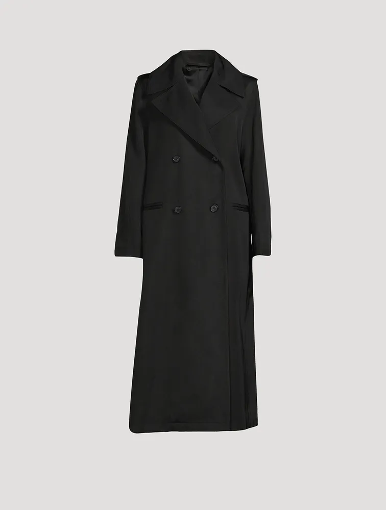 Double-Breasted Trench Coat