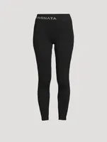 Yang Rib RWS Wool-Blend Leggings