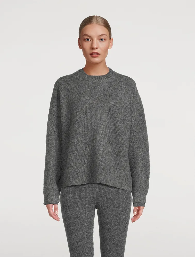 Jude Alpaca Crewneck Sweater