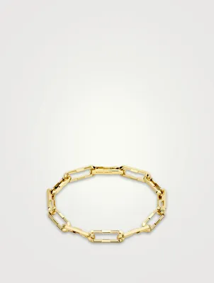 18K Gold Bracelet Gucci Link to Love