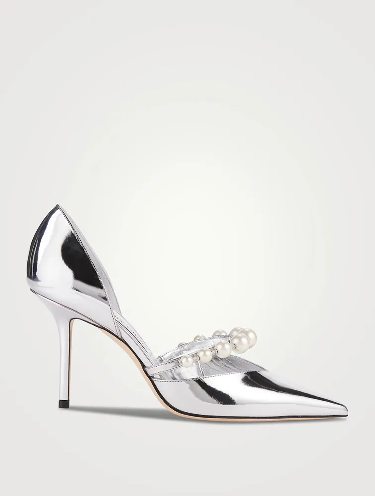 Aurelie Mirror Leather d'Orsay Pumps