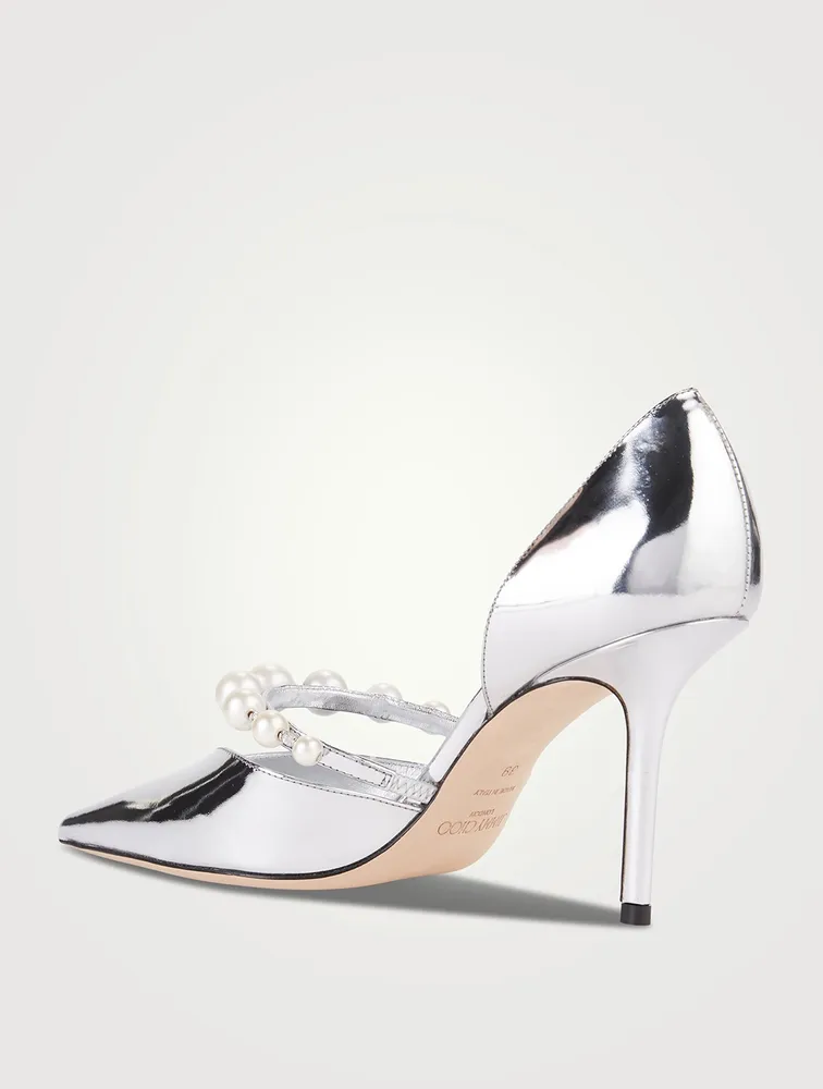 Aurelie Mirror Leather d'Orsay Pumps