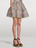 Gaia Suede And Raffia Platform Sandals