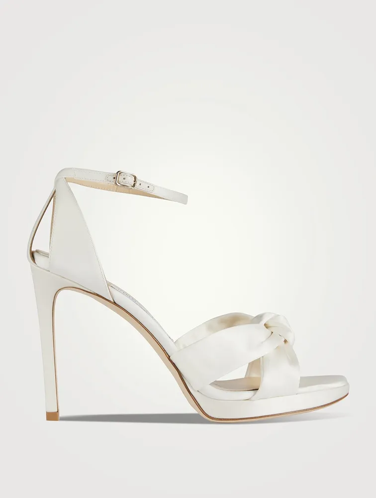 Rosie Satin Platform Sandals