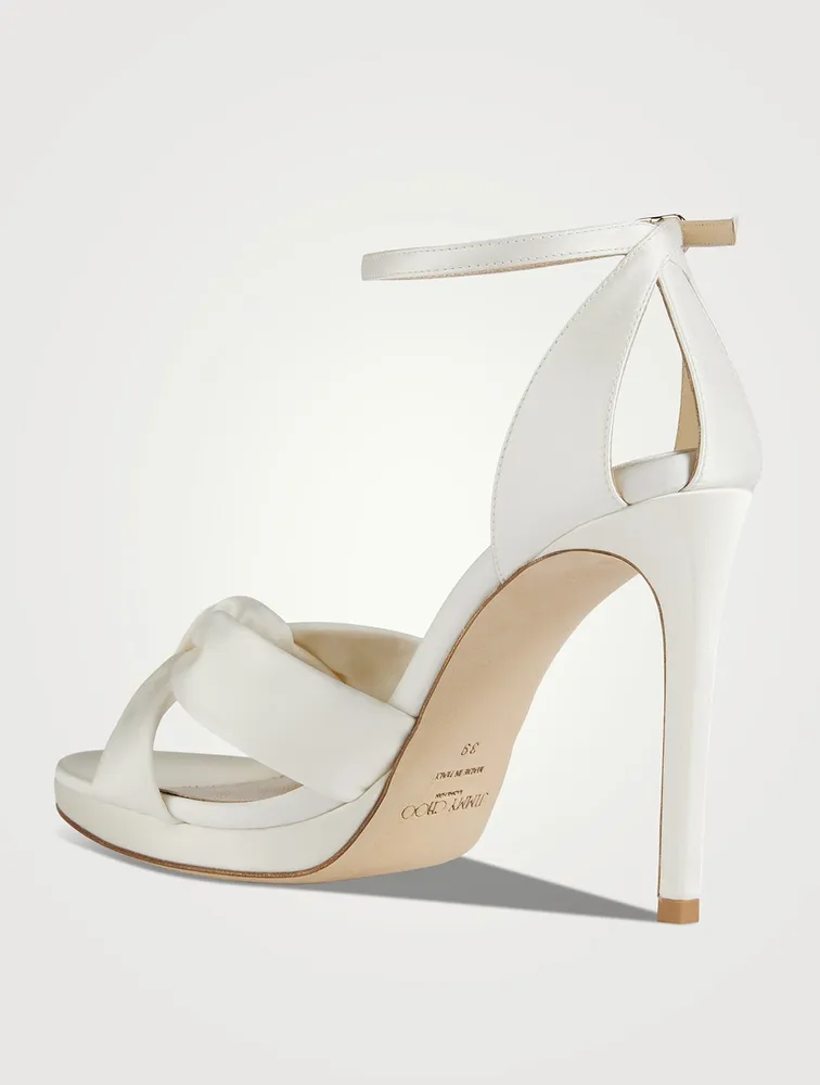 Rosie Satin Platform Sandals