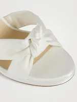 Rosie Satin Platform Sandals