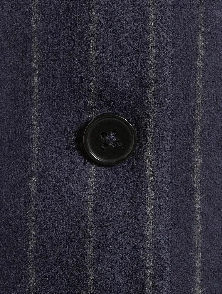 Smith Vest Pinstripe Print