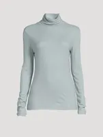 Gallinara Rib-Knit Turtleneck