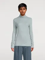 Gallinara Rib-Knit Turtleneck