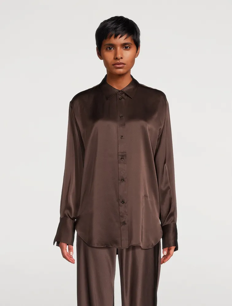 The Oversized Silk Shirt