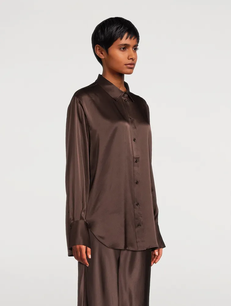 The Oversized Silk Shirt