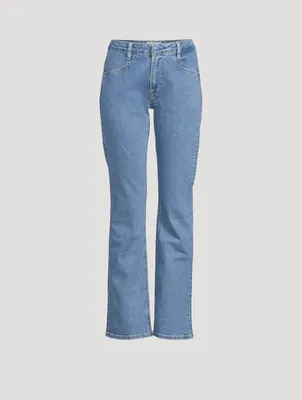 Le Mini Notch Bootcut Jeans