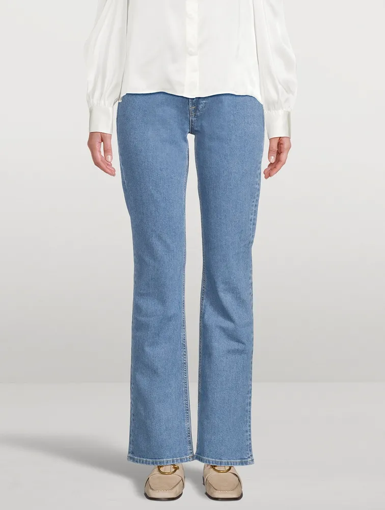 Le Mini Notch Bootcut Jeans