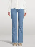 Le Mini Notch Bootcut Jeans