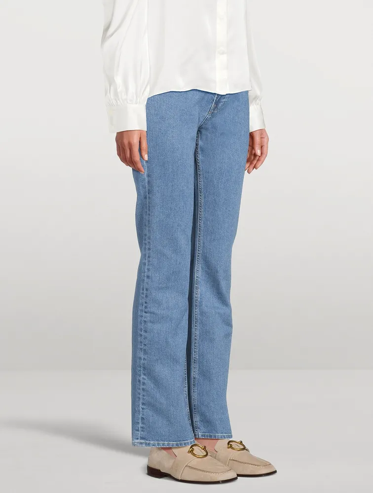 Le Mini Notch Bootcut Jeans
