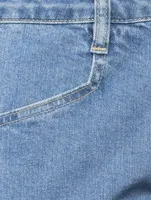 Le Mini Notch Bootcut Jeans