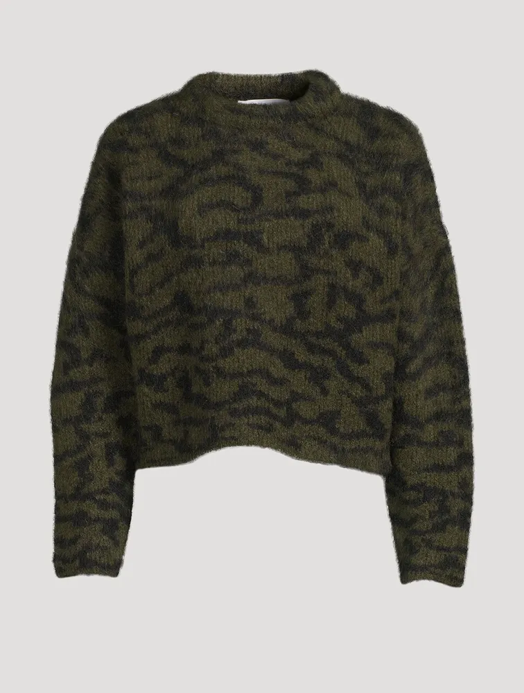 Abstract Jacquard Sweater