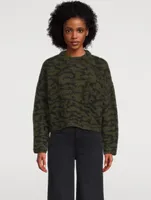 Abstract Jacquard Sweater