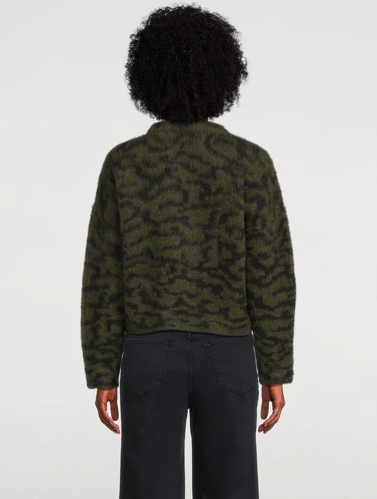 Abstract Jacquard Sweater