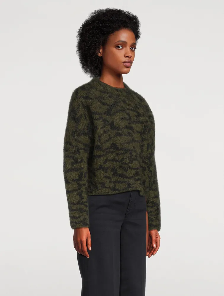 Abstract Jacquard Sweater