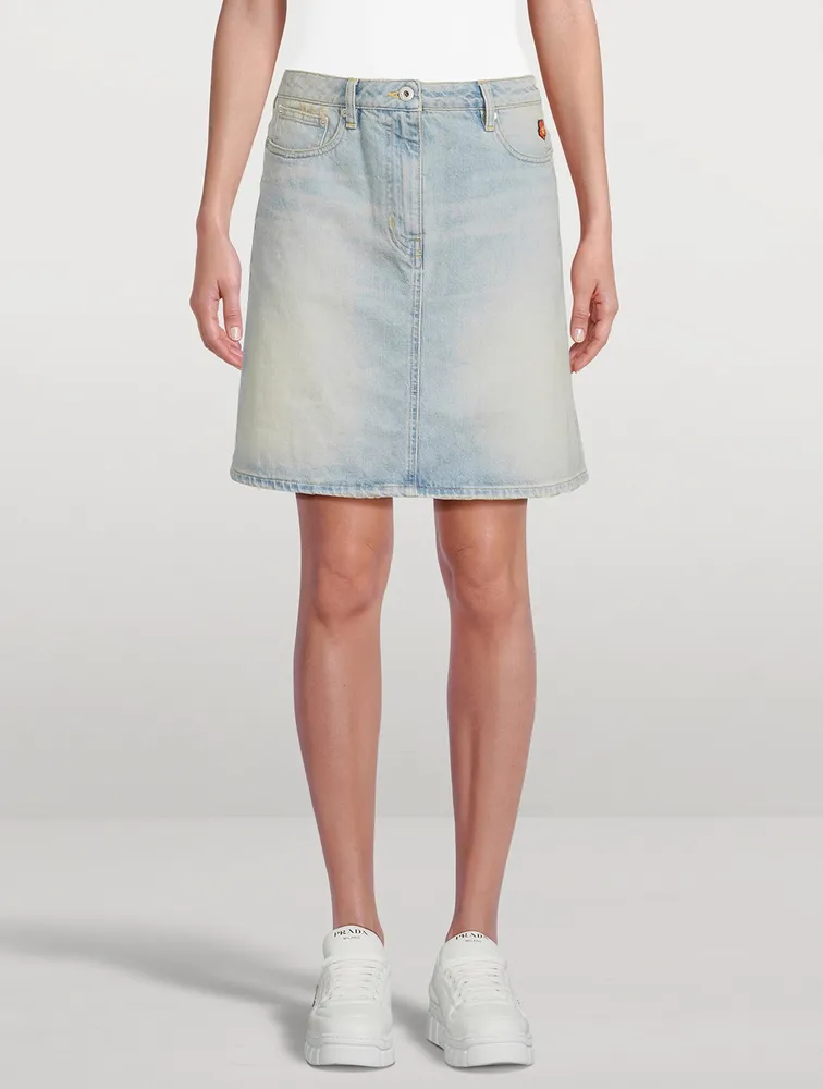 Denim Mini Skirt