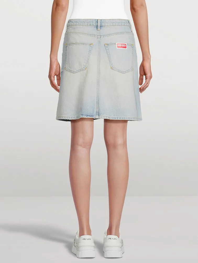 Denim Mini Skirt