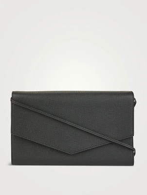 Large Envelope Leather Clutch