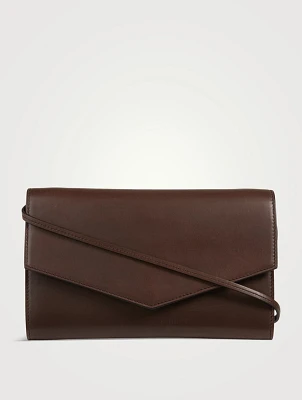 Envelope Leather Clutch